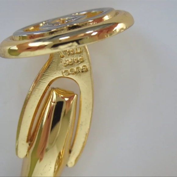 Authentic GUCCI Cufflinks and Neck Tie Pin Set - Picture 7 of 8